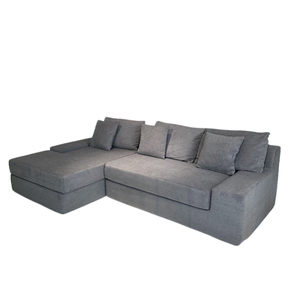 Sofá Esquinero Comprimido en Forma de L, Empacado en Rollo, Mueble de Compresión sin Marco, Esponja Completa, Tela, OEM, ODM, Directo de Fábrica - Product Image 2