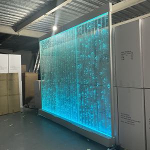 Decoración de interiores, acuario, fuente de agua LED, pared de burbujas de agua - Product Image 3