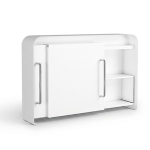 Cosmetics Storage Box Metal Dustproof Large Capacity Desktop Organizer For Home Dorm Makeup Shelves - Product Image 5
