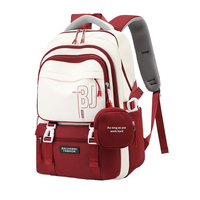 Sac à dos unisexe imperméable en tissu Oxford, personnalisable en usine, pour l'extérieur, la mode, l'école, avec fermeture éclair et maille souple