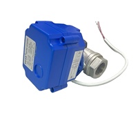 Vanne à boisseau sphérique électrique 2 voies en acier inoxydable 3/8" et 1/2" à retour automatique en cas de coupure de courant pour eau, gaz et huile, compatible avec les actionneurs électriques DC12V~24V