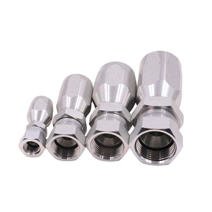 Nữ 74 độ Cone Seat Reusable thủy lực <span class=keywords><strong>Hose</strong></span> phụ kiện SAE 100 R2 R5 jic chủ đề ống thủy lực lắp ống - Product Image 1