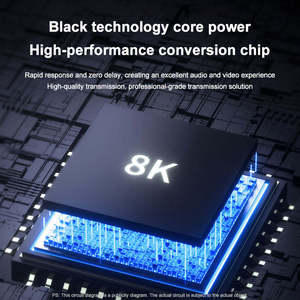 Câble Type C vers DP 2.1 16k60hz 8k60hz 4k144hz bidirectionnel avec coque en aluminium tressé pour Macbook Pro Dell <span class=keywords><strong>Hp</strong></span> Lenovo - Product Image 5