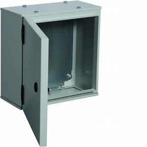 FL703L Personalizzabile con custodia Hagers in acciaio con porta liscia H300 W300 D160 - Product Image 1