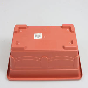 Prix usine vente en gros classique en <span class=keywords><strong>terre</strong></span> <span class=keywords><strong>cuite</strong></span> en plastique Pot de <span class=keywords><strong>fleur</strong></span> <span class=keywords><strong>rectangulaire</strong></span> jardinière pour la maison cour décoration extérieure - Product Image 4