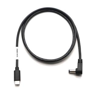 Cable Elevador de potencia de ángulo recto de 90 grados macho tipo C de alta calidad DC5521 5525 macho PD5V 9V 12V 15V 20V Ordenador de cobre puro PVC - Product Image 3