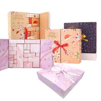 Emballage de calendrier de l'Avent pour Noël, Ramadan, Aïd - Boîtes en carton rigide avec finition UV brillante, pelliculage mat et gaufrage varié