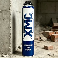 Scellant en mousse de polyuréthane XMCF20 pour la pénétration dans les murs de tuyaux et l'étanchéité des trous - Imperméable et isolation thermique