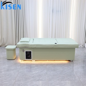Kisen Pedicure Chair Salon Sofa Head Spa Shampoo Electric Bed Led <b>Light</b> Design Foot <b>Bath</b> Sink Customized Global Export - Product Image 5