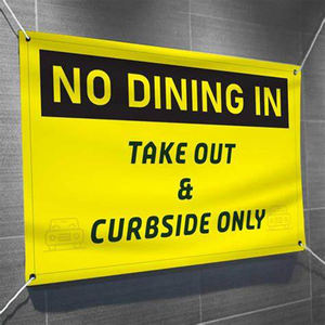 Özel Dayanıklı Su Geçirmez Polyester Dijital Baskılı CMYK Renkli Açık Hava Reklam Afişi Promosyon Dekorasyonu Fiberglas - Product Image 1