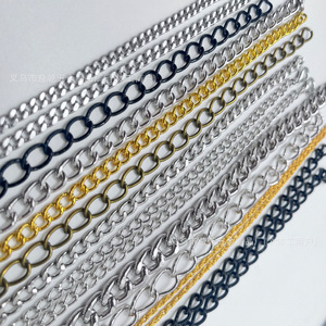 Yiwu Metal <b>Chain</b> For Necklace Making Gold Silver Plated Jewelry Findings Components 1mm 2mm 3mm <b>Chain</b> Link With Lobster Clasp - Product Image 3
