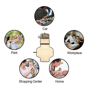 Almohadilla cambiante portátil 3 en 1 fácil de lavar para bebé para bolsa de almacenamiento de registro de Baby Shower - Product Image 4