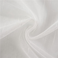 Voilages sur mesure pour salon, rideaux transparents en tulle blanc, rideaux de fenêtre en tulle, vente directe d'usine, 100% polyester, en gros