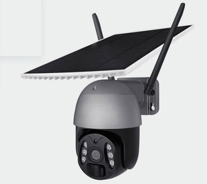 Ngoài trời 1080P Camera an ninh chuyển động phát hiện dễ dàng để thiết lập không dây pin lớn Camera An Ninh với panel năng lượng mặt trời - Product Image 1