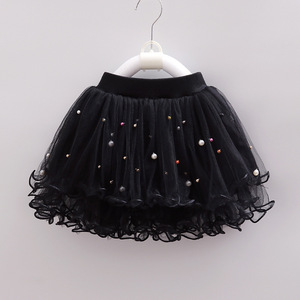Jupe courte en tulle à paillettes pour enfants, style coréen, tendance printemps, pour filles, vêtements pour enfants - Product Image 2