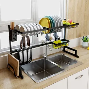 Morgie 2021 Hot selling metal stainless steel kitchen plate dish bowl drying rack