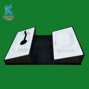 Caixa de empacotamento personalizada de celulose de papel moldada Robert Eco amigável com inserções