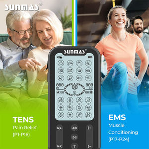 Appareil de stimulation musculaire électrique TENS personnalisé et polyvalent pour le soulagement des douleurs corporelles et la physiothérapie - Product Image 5