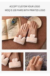 Guanti Invernali <span class=keywords><strong>da</strong></span> Bicicletta per Ragazze, Antivento e Caldi - Product Image 5