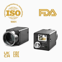 Kamera Industri HIK ROBOT MV-CS032-10GM 3.2MP Mono GigE PoE Global Shutter Area Scan IMX265 Flange Mount untuk Deteksi Cacat Komponen SMT