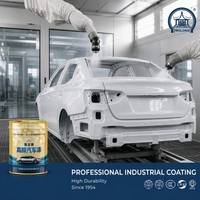 Peinture automobile Wolong 2K901 Pure White Hydroxyl Acrylic pour rénovation, finition solide Clean-Bright pour voitures particulières, séchage en 0,5h