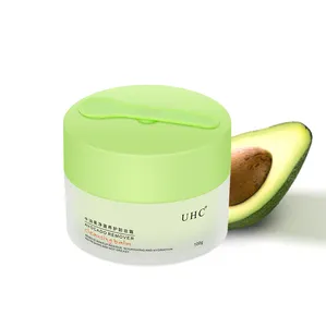 Crema Limpiadora vegana para maquillaje, bálsamo limpiador orgánico de aguacate, elimina el maquillaje e hidrata tu piel, marca privada