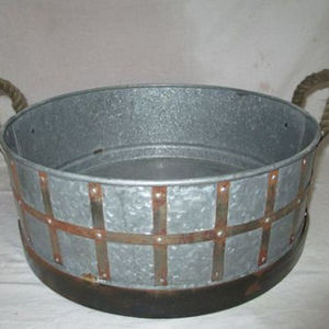 Bandeja de Metal galvanizado para almacenamiento y decoración de granja, para interior y exterior - Product Image 1