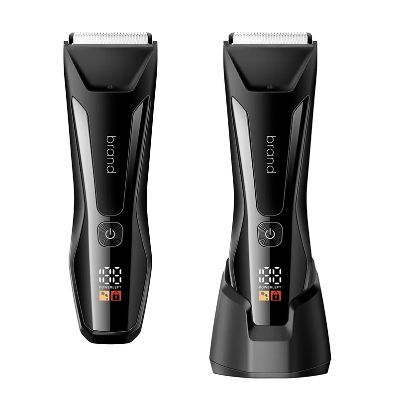 Electric body hair trimmer groin trimmer ball trimmer shaver razor waterproof IPX7 for men
