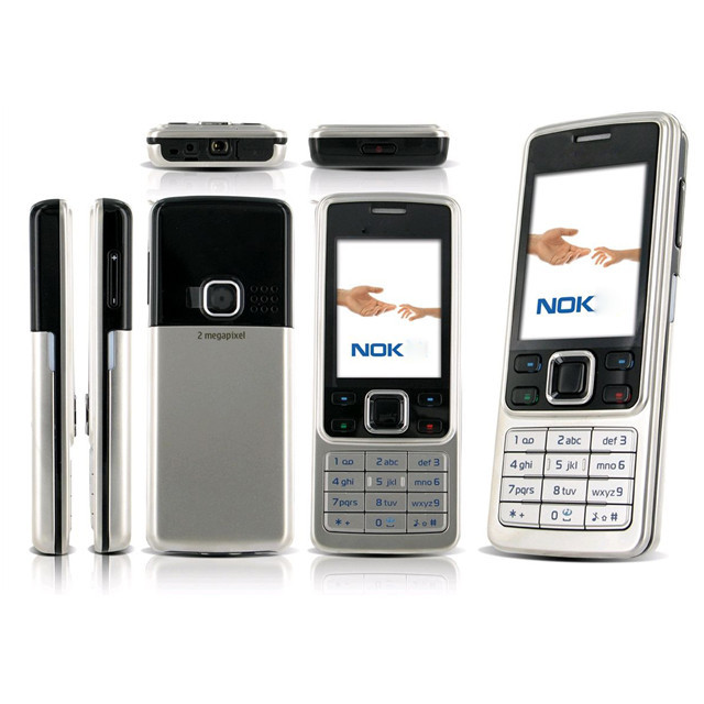 Factory Unlocked Original Cheap Simple Classic GSM Bar Mobile Cell Phone on Sale 2.0inch Display for Nok 6300