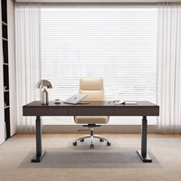 Bureau d'ordinateur électrique surélevé avec tiroir, table de bureau, bureau réglable en hauteur pour le travail