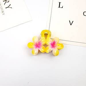 กิ๊บติดผมชายหาดฤดูร้อน สีลูกกวาดไล่เฉดสี ลายดอกไม้และลายฉลาม - Product Image 5