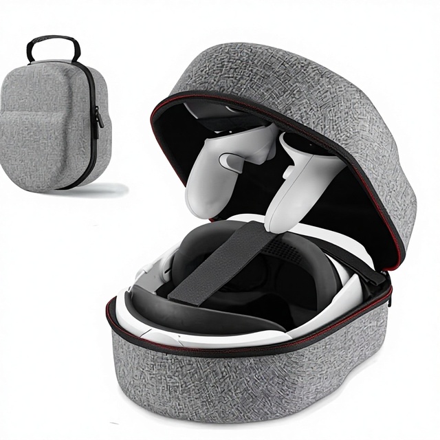 EVA Carrying Case for Meta for Quest3 and 3s Handbag Protective Box EVA Hard Shell Glasses Protective Cover Travel Outdoor
