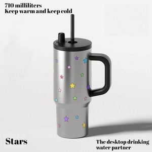 ออกแบบแก้วกาแฟ Ice Bully Cup แบบกำหนดเอง แก้วน้ำเย็น สแตนเลส 304 พร้อมหลอด - Product Image 5