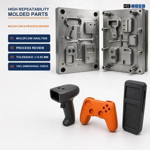 Piezas de Plástico Moldeadas a Medida de Alta Repetibilidad para Carcasas de Dispositivos Portátiles con Análisis de Flujo de Moldeo y Revisión de Procesos - Product Image 3