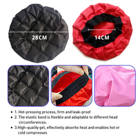 ECO-Friendly Deep Conditioning Heat Cap Microondas Heat Hot Head Black Hair Treatment Cap Hat Productos para el cabello
