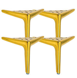 가구 발 럭셔리 북유럽 현대 강철 철 황동 TV 스탠드 의자 찬장 캐비닛 골드 금속 소파 다리 가구 - Product Image 5