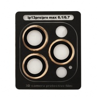 LKG Film de protection d'écran en verre pour objectif d'appareil photo pour iPhone 11 12 13 mini Pro Max Protecteur d'écran d'objectif d'appareil photo