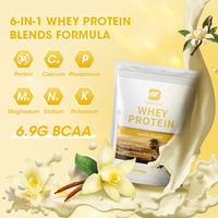 Poudre de protéines de lactosérum isolée à saveur vanille Beworths Pré-entraînement pour la musculation avec BCAA