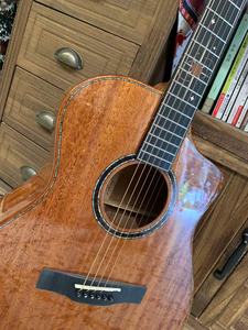 <span class=keywords><strong>Guitare</strong></span> acoustique <span class=keywords><strong>Star</strong></span>-Haven 41 pouces en acajou massif avec touche en palissandre, finition brillante, frettes rondes, fabrication professionnelle - Product Image 4