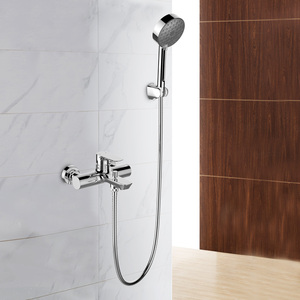 ฝักบัวอาบน้ำแบบติดผนัง (Zhiqiao) K-25107T-4F-CP ทองแดงท้องถิ่น - Product Image 1