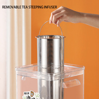 10L électrique commercial thé urne chaudière à café café chaud thé boisson distributeur