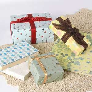 日韩InS风格清新淡淡花艺节日花礼品包装纸生日礼物纸 - Product Image 6