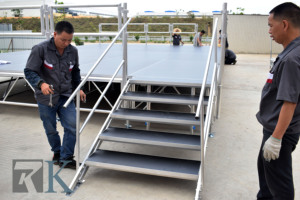 Nhà máy cung cấp sang trọng nhôm sân khấu bục buổi hòa nhạc đám cưới ngoài trời nền tảng tổ chức sự kiện sân khấu - Product Image 4