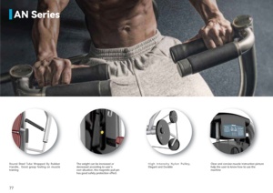 <span class=keywords><strong>Machine</strong></span> abdominale totale à charge par broche, équipement de fitness commercial pour salle de sport, personnalisable en usine GS-AN22 - Product Image 2