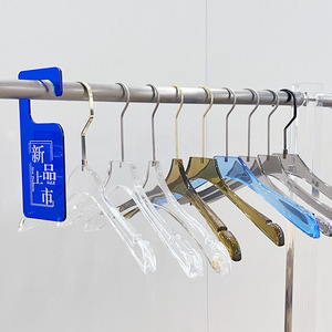 <span class=keywords><strong>Cintre</strong></span> de luxe en acrylique transparent cristallin antidérapant à épaules larges pour mariage - Product Image 2
