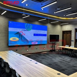 Pantalla LED GOB para Interiores P1.53 P2.5 de Paso Fino, <span class=keywords><strong>3</strong></span>.84x1.92m, Video Wall 4K HD para Sala de Control de Conferencias, México, Latinoamérica - Product Image 1