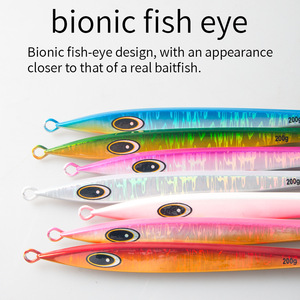Señuelo de Pesca de Fondo de 200g para Atún, Señuelo de Placa de Hierro de Hundimiento Rápido para Pesca en el Mar - Product Image 3