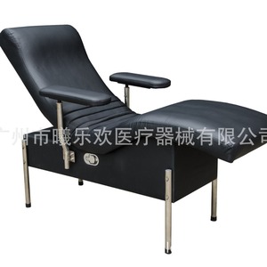 Shilleva Manual Blood Collection Chair Black <b>Adjustable</b> For Hospital Use - Product Image 2