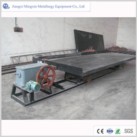 Table vibrante MINGXIN pour la séparation précise des particules de minerai, capacité 6S-7.6 1.5-2T/H, 380V, taille d'alimentation maximale 2mm, 25-30% de teneur en Fe