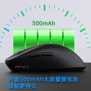 เมาส์เกมมิ่งไร้สาย G1 12000 ดีพีไอ 6 ปุ่ม ออกแบบตามหลักสรีรศาสตร์ โหมดการเชื่อมต่อ 3 รูปแบบ โฟโตอิเล็กทริก น้ำหนักเบา - Product Image 5